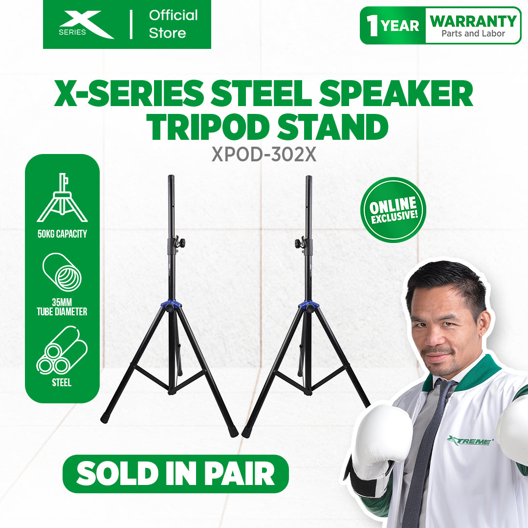 XTREME Steel Speaker Tripod Stand (XPOD-302)