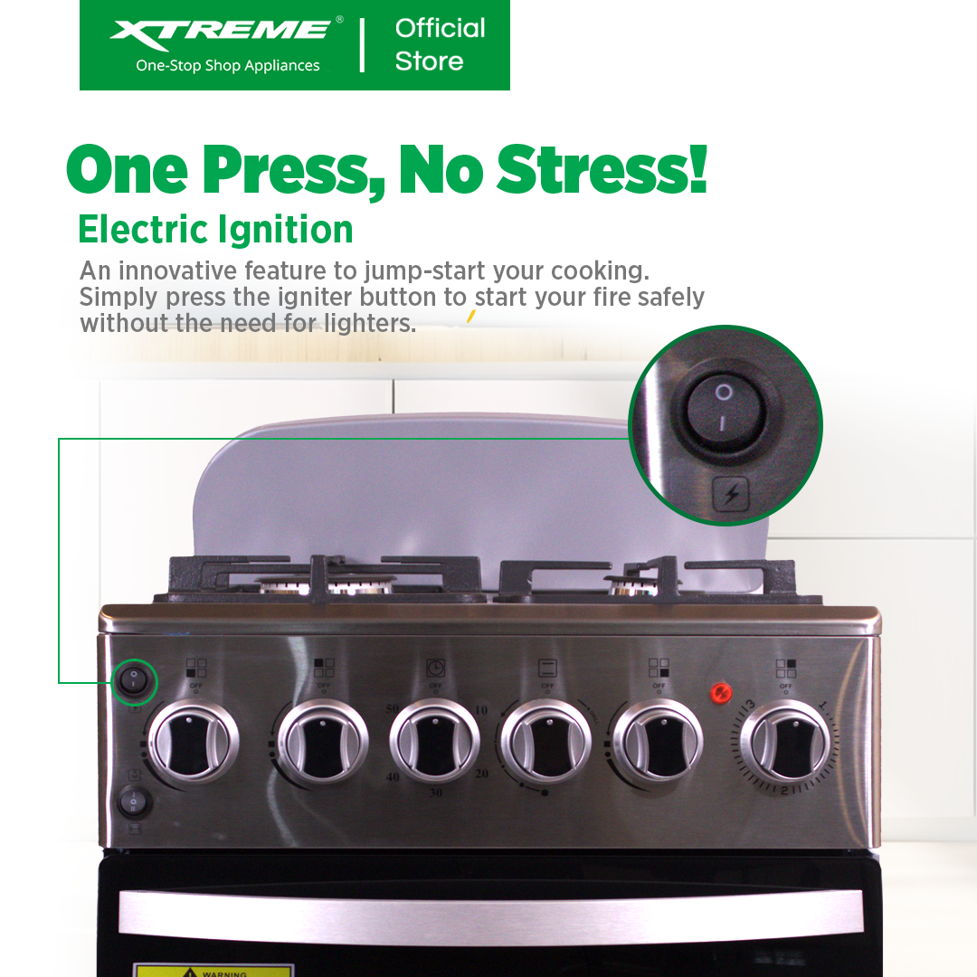XTREME HOME 50cm 3 Burner Gas Range (XGR-503G1ER)