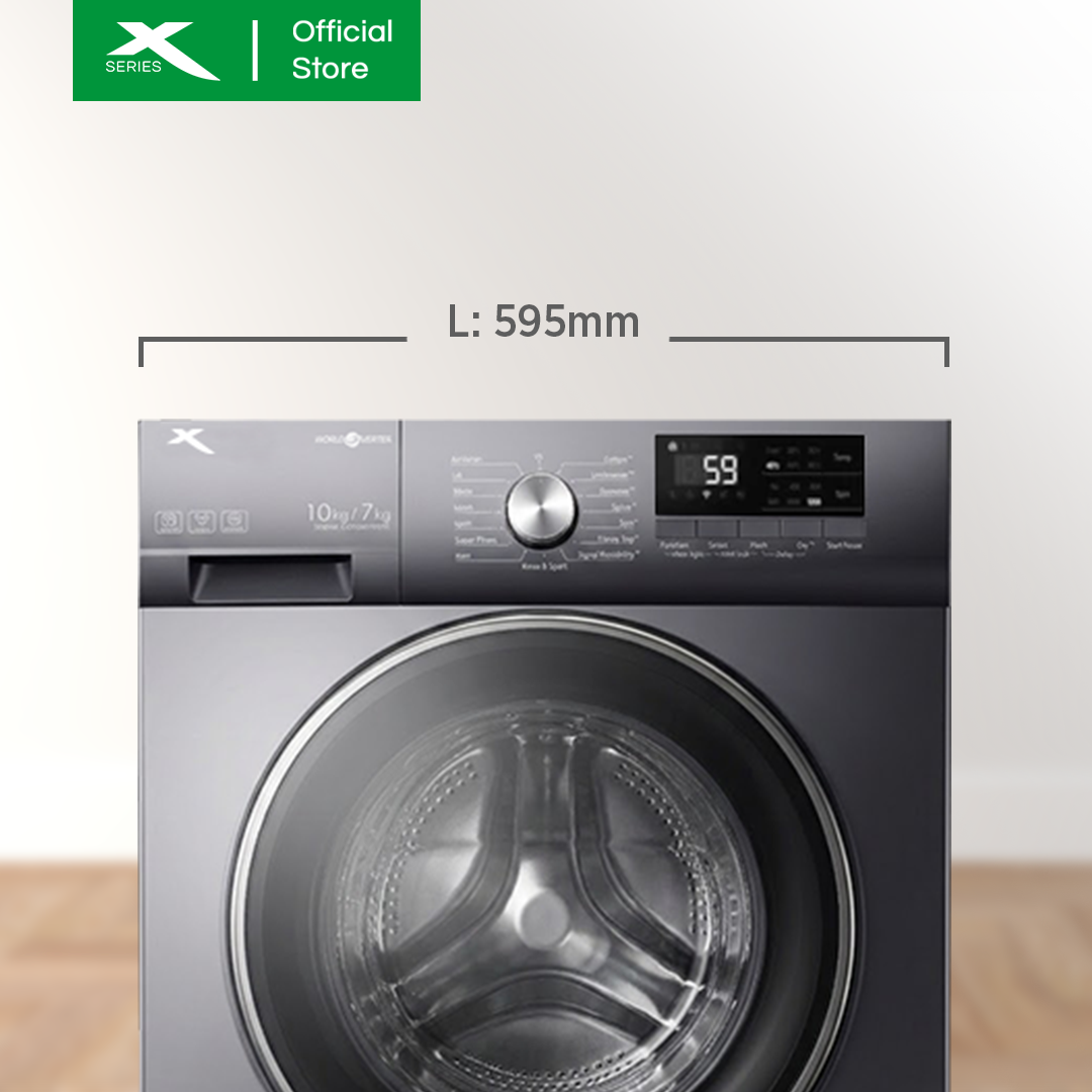 XTREME COOL Front Load Fully Automatic Washing Machine (XWM-COMBi10x7)