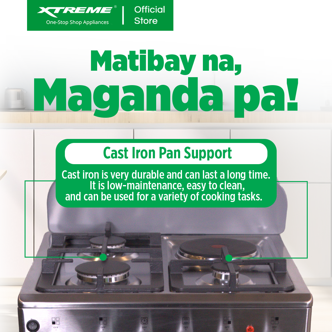 XTREME HOME 50cm 3 Burner Gas Range (XGR-503G1ER)