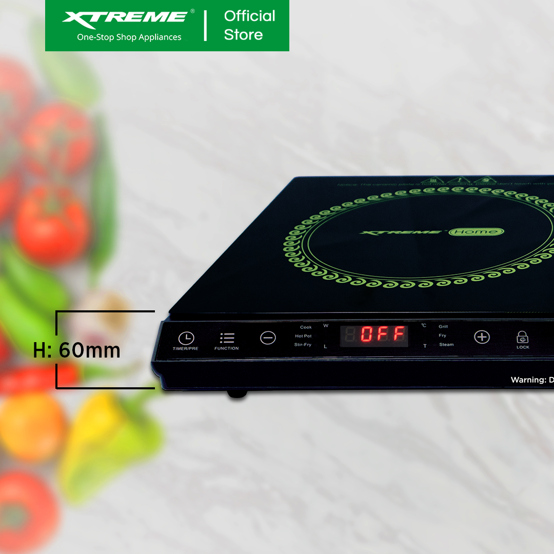 XTREME HOME 3100W Double Burner Induction Cooker (XH-IC21002B)