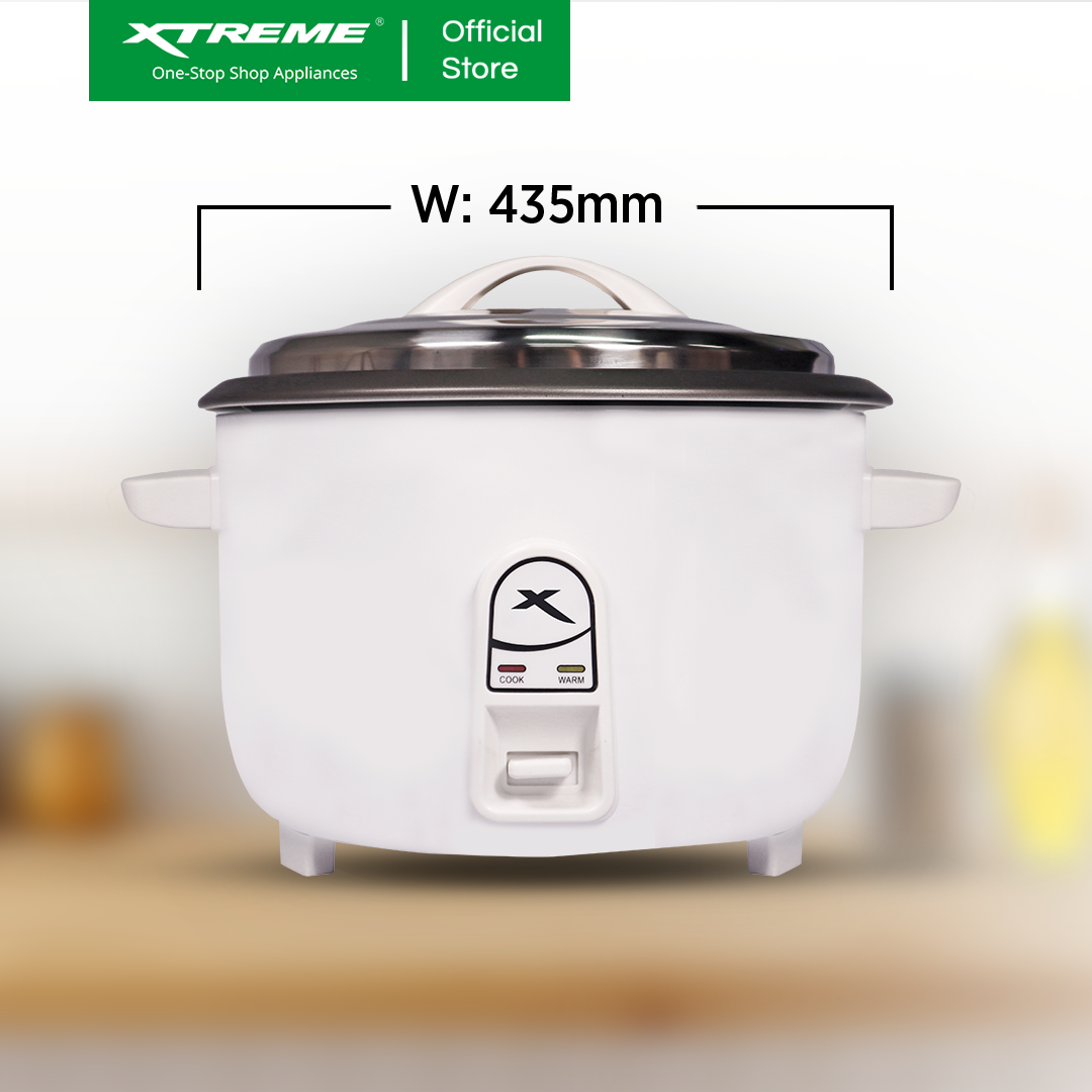 XTREME Commercial 5.6L Rice Cooker 35 Cups with Automatic Keep Warm Function (XH-RC-DRUM35)