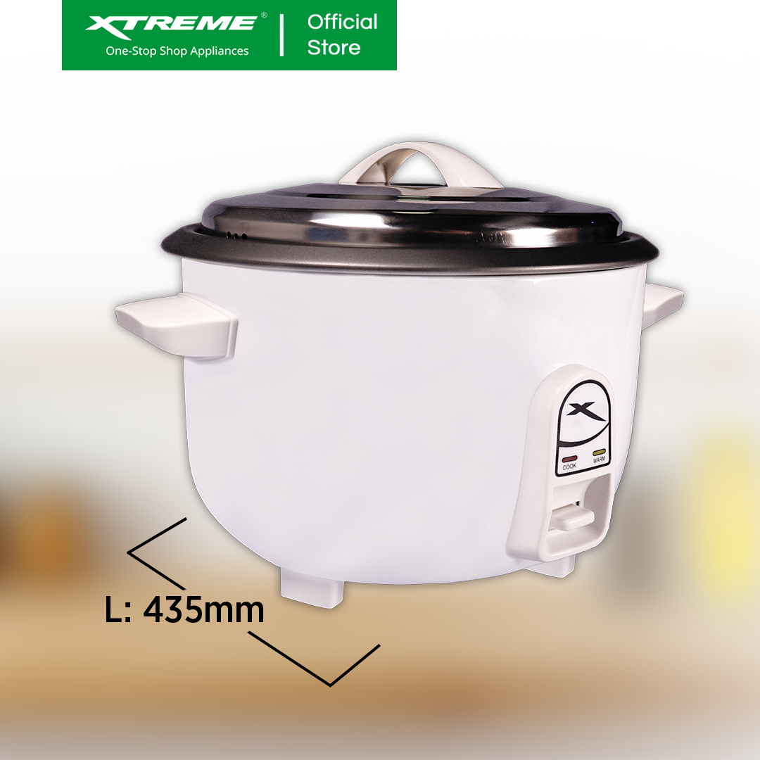 XTREME Commercial 5.6L Rice Cooker 35 Cups with Automatic Keep Warm Function (XH-RC-DRUM35)