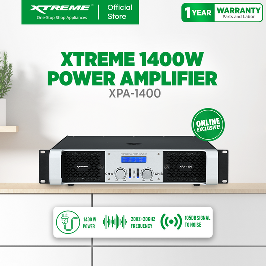 XTREME 1400Wx2 Professional Power Amplifier ( XPA-1400)