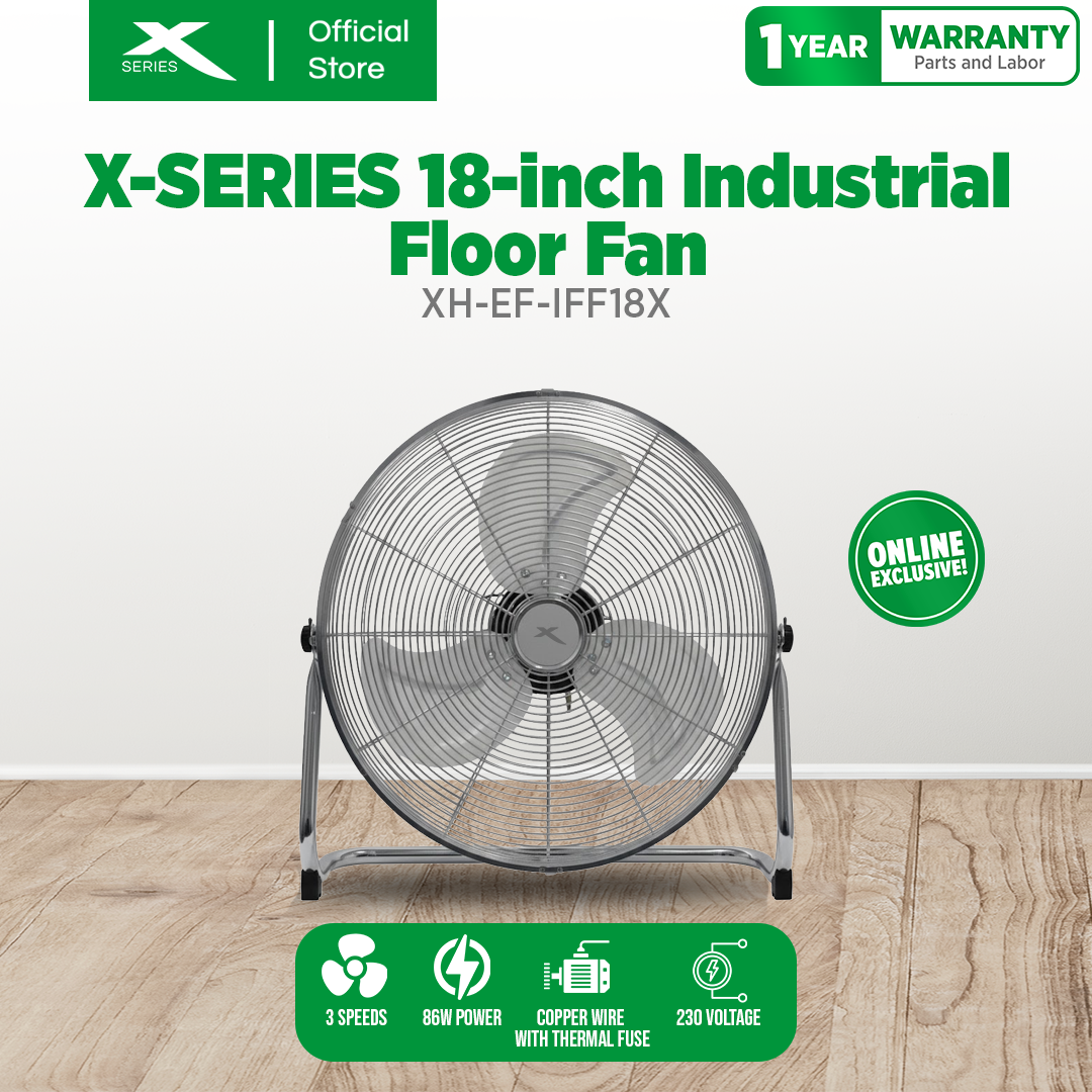 XTREME HOME 18" Industrial Floor Fan (XH-EF-IFF18)