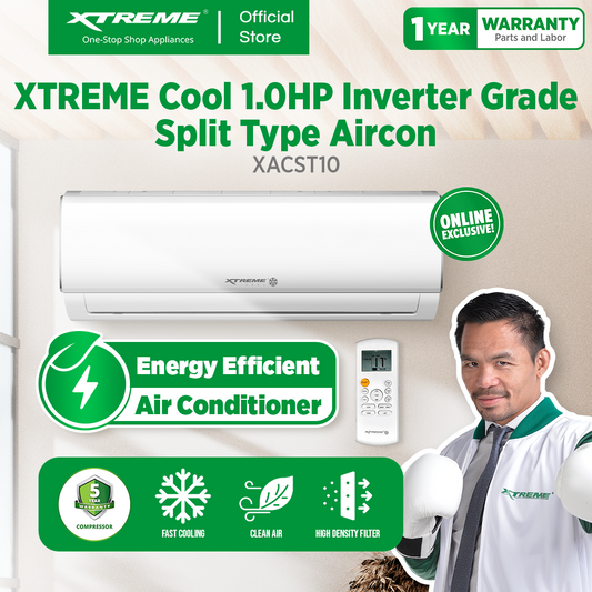 XTREME COOL 1.0HP Inverter-Grade Split Type Aircon (XACST10)