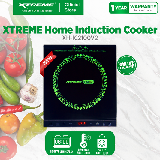 XTREME HOME 2100W Induction Cooker (XH-IC2100v2)