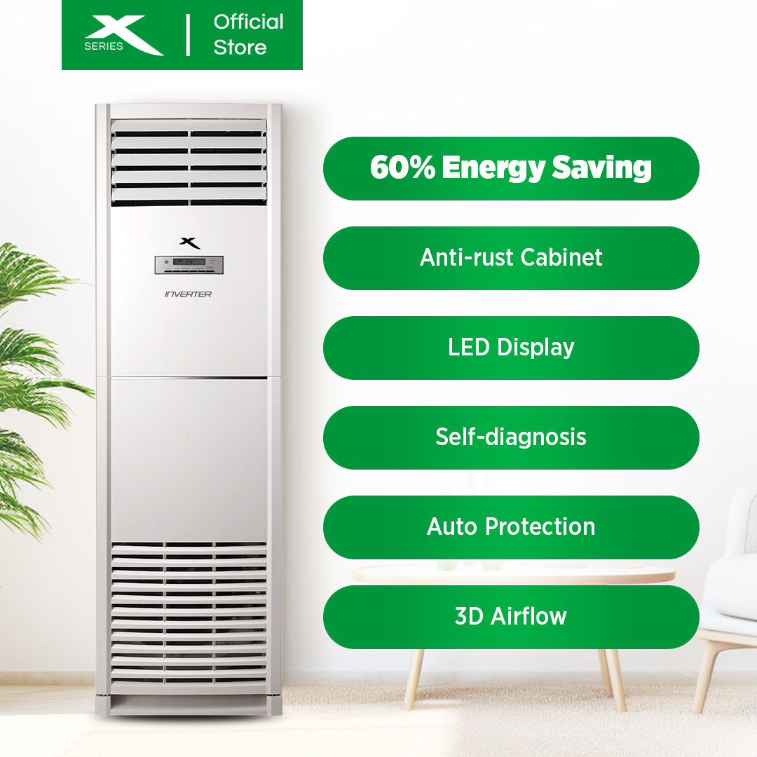 XTREME COOL 5.0T Floor Standing Aircon Inverter | XACFS5i