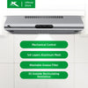 XTREME HOME 60cm Rangehood Wall-mount Stainless 2-Speed Mechanical Control w/ LED Light| XHOOD-60CM2