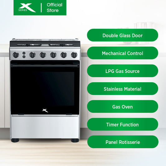 XTREME HOME 60cm 4 Burner Gas Range (GR-604GR)