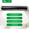 X-SERIES 90cm Slim Rangehood Wall-mount 1x65w Motor with 3 Speed Push Control (Black) | XHOOD-90CMSMX