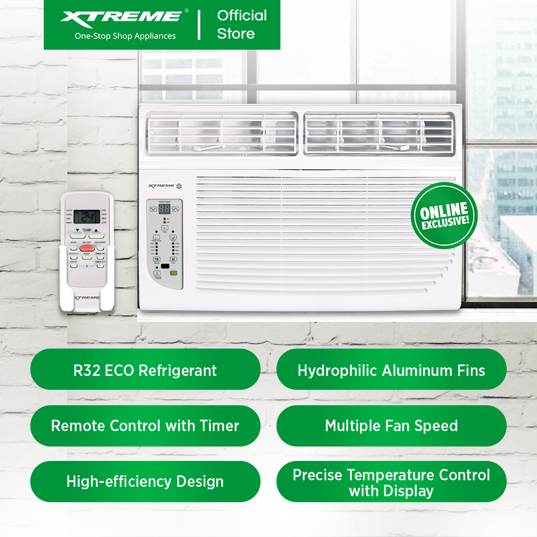 XTREME COOL 2.5HP Inverter-Grade Window Type Aircon with Remote (XACWT25R)