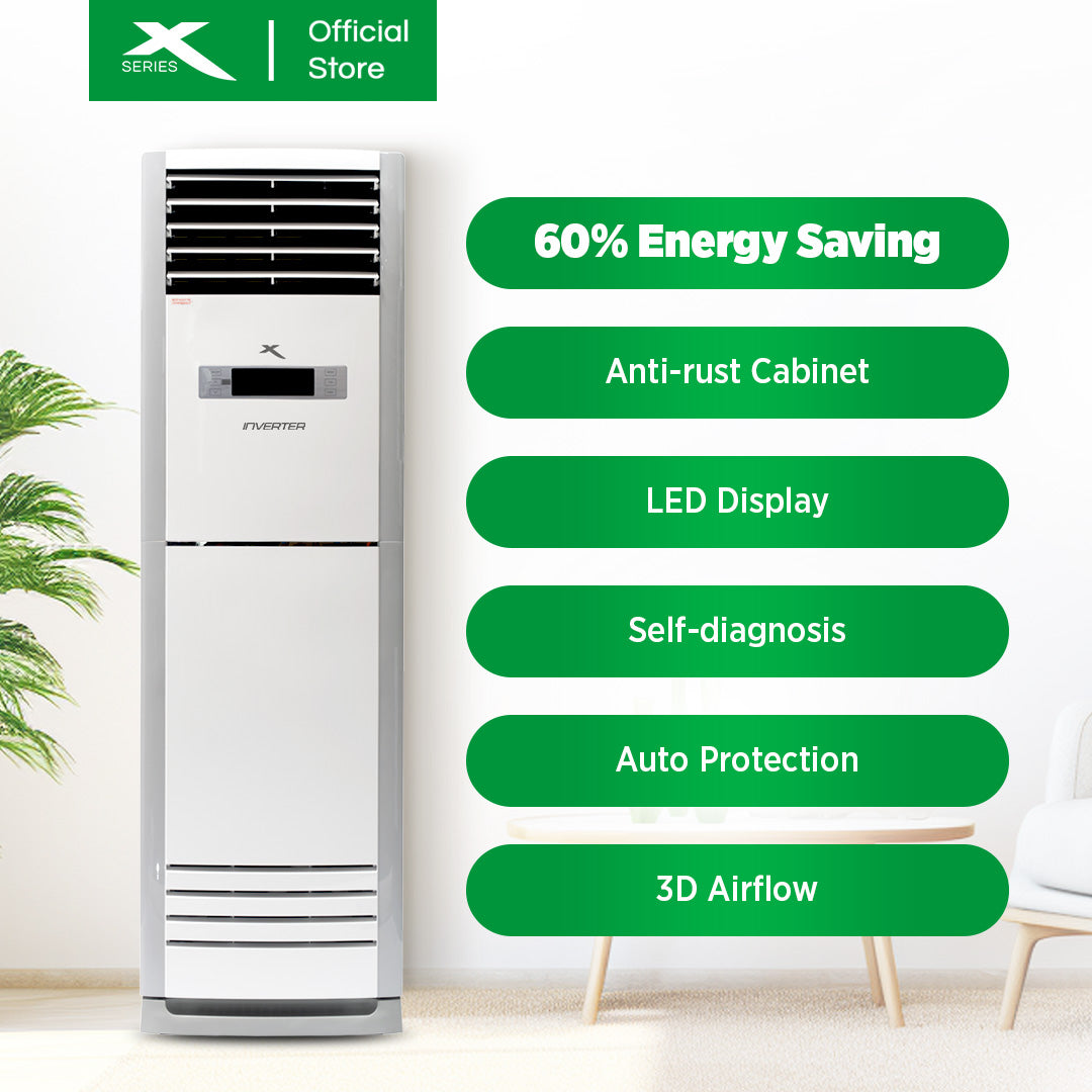 XTREME COOL 3.0T Floor Standing Aircon Inverter | XACFS3i