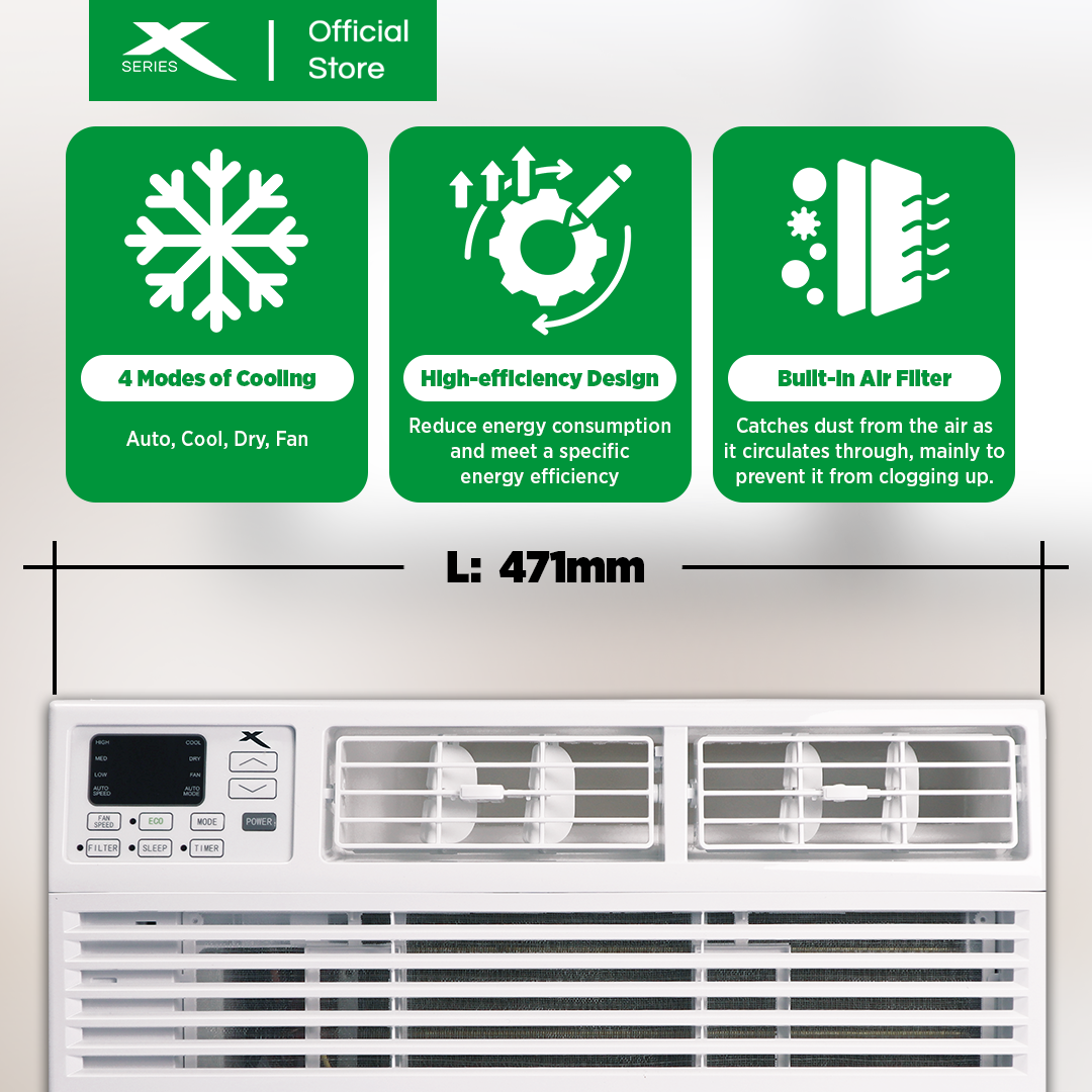 XTREME COOL 1.5HP ECO Inverter Window Type Aircon (XACWT15ECOi)