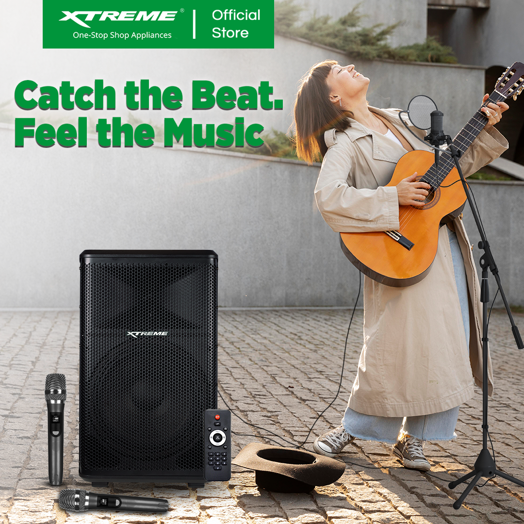 XTREME LIVE 2000W Portable Concert Speaker with 2 Wireless Microphone (X-LIVE15)