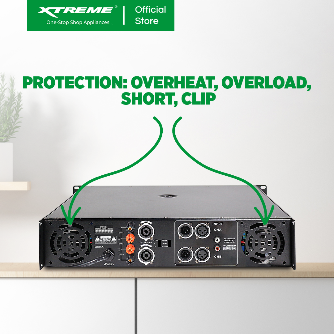 XTREME 1800Wx2 Professional Power Amplifier (XPA-1800)