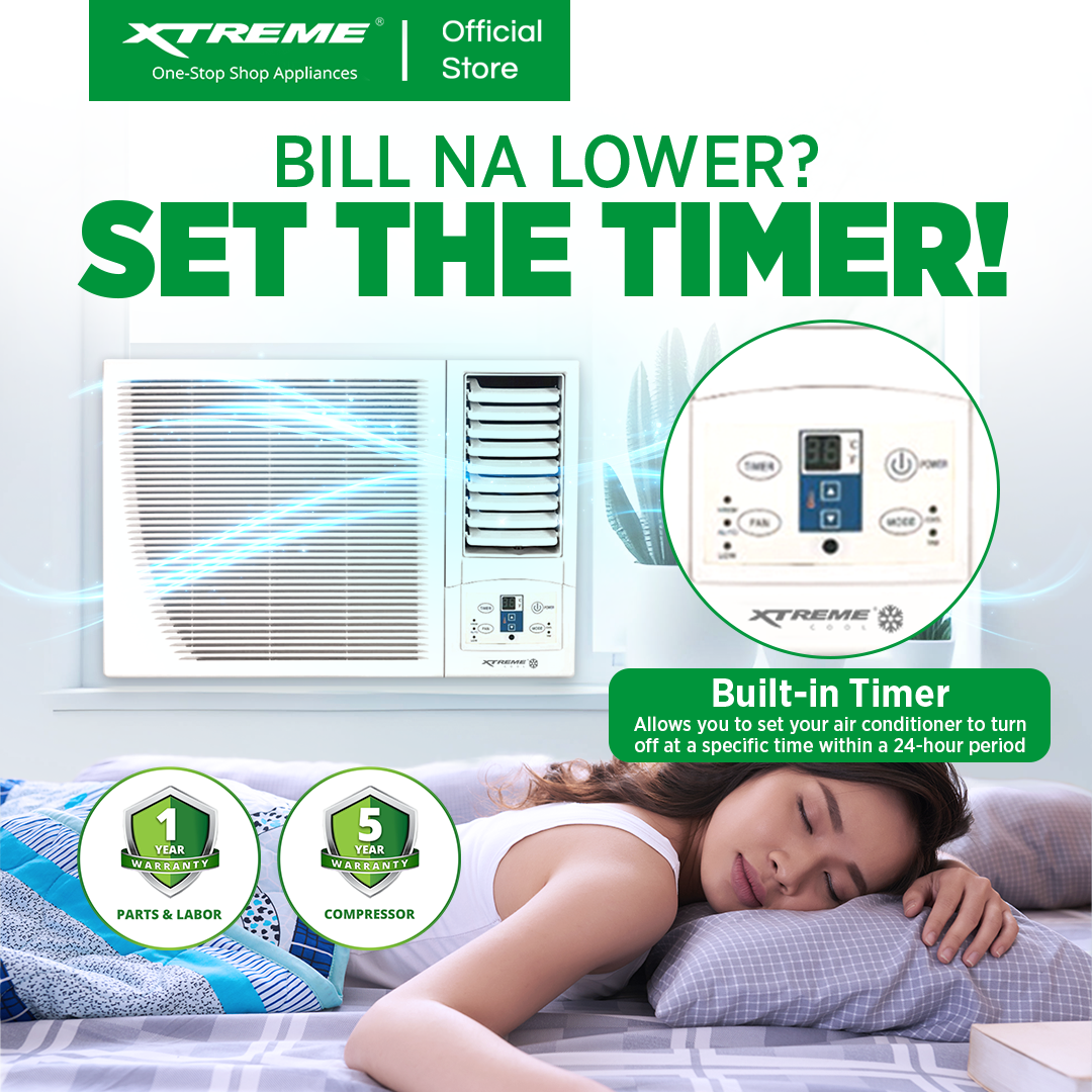 XTREME COOL 2.5HP Inverter Window Type Aircon (XACWT25i)