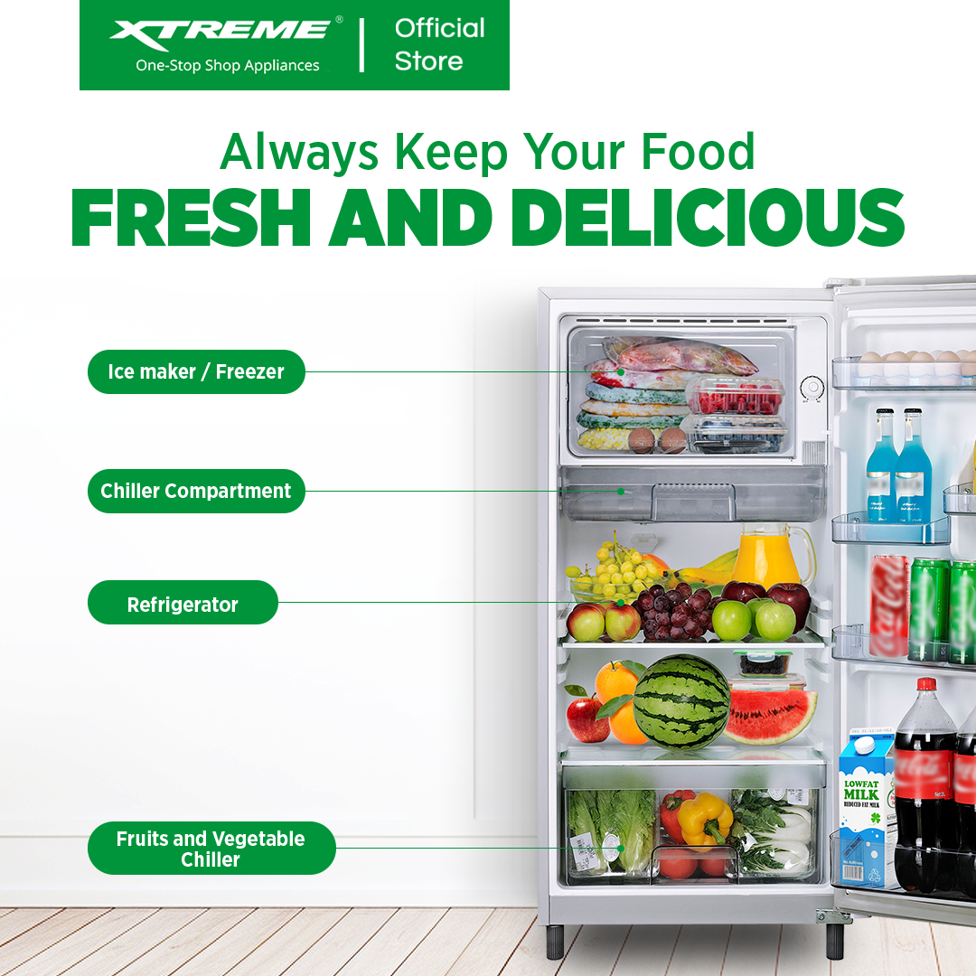 XTREME COOL 5.4CU.FT. Inverter-Garde Single Door Refrigerator with Separate Chiller (XCOOL-SD151Mv2)