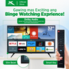 X-SERIES 32 inch LED TV Digital Smart HD Slim Bezel w/ Free Wall Bracket (Black) | MF-3200VX