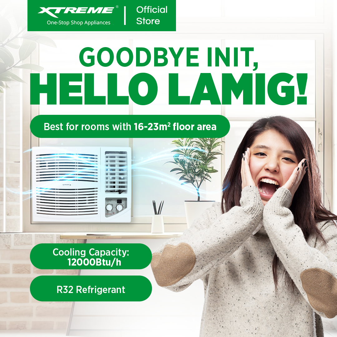 XTREME COOL 1.5HP Inverter-Grade Window Type Aircon (XACWT15)
