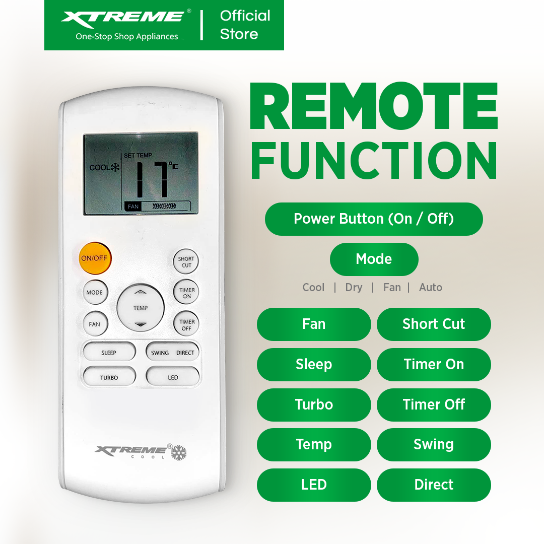 XTREME COOL 2.0HP Inverter-Grade Split Type Aircon (XACST20)