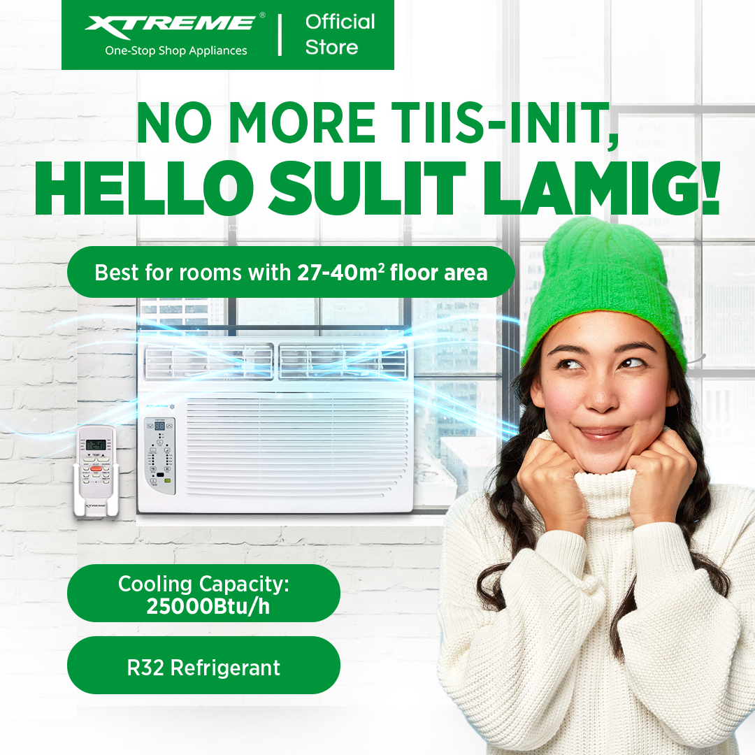 XTREME COOL 2.5HP Inverter-Grade Window Type Aircon with Remote (XACWT25R)