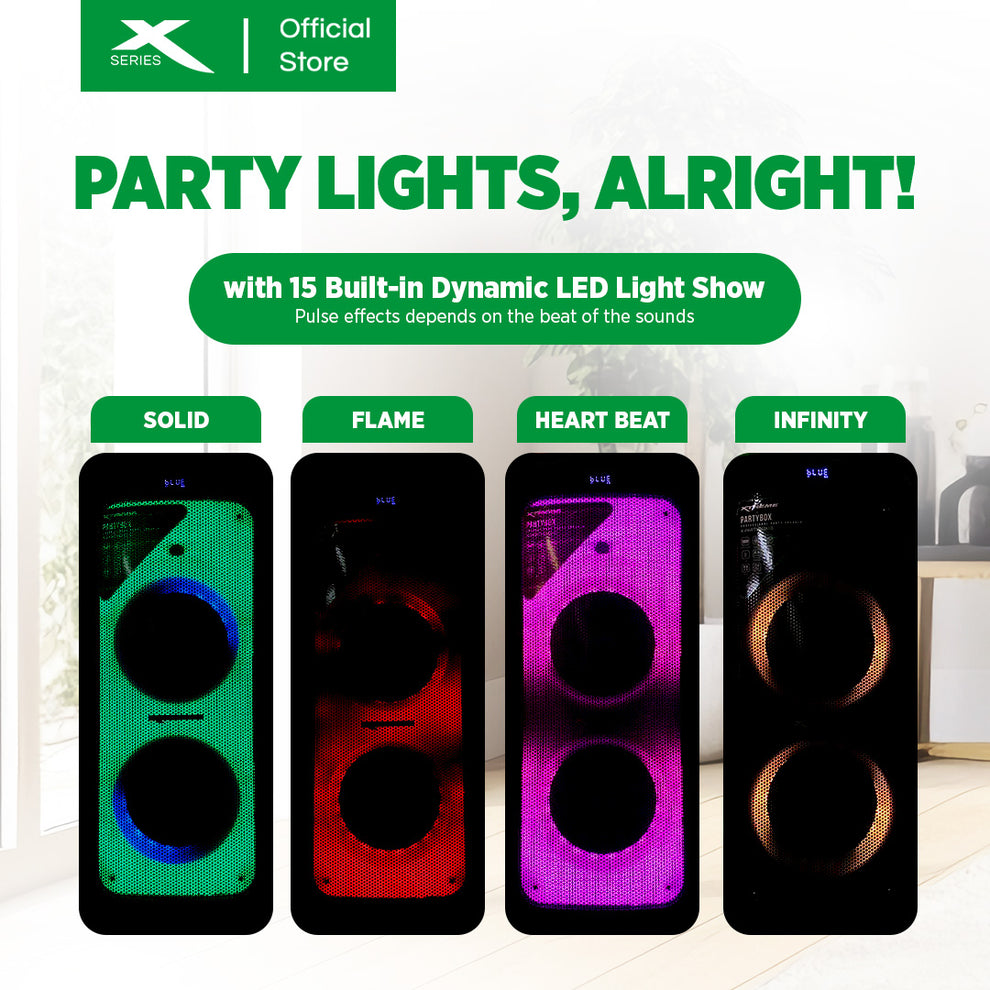 XTREME 1600W Professional Party Box Speaker 8