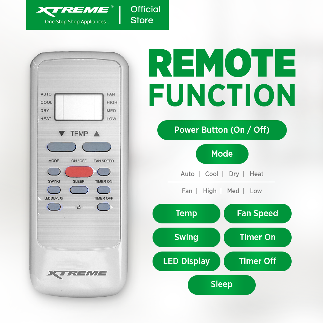 XTREME COOL 2.5HP Inverter Window Type Aircon (XACWT25i)