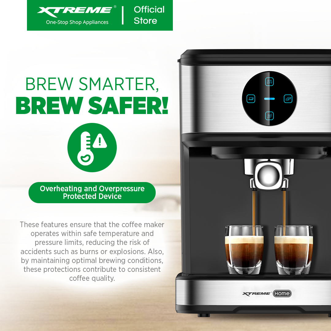 XTREME HOME 1.5L Espresso Machine (XH-ESCM)