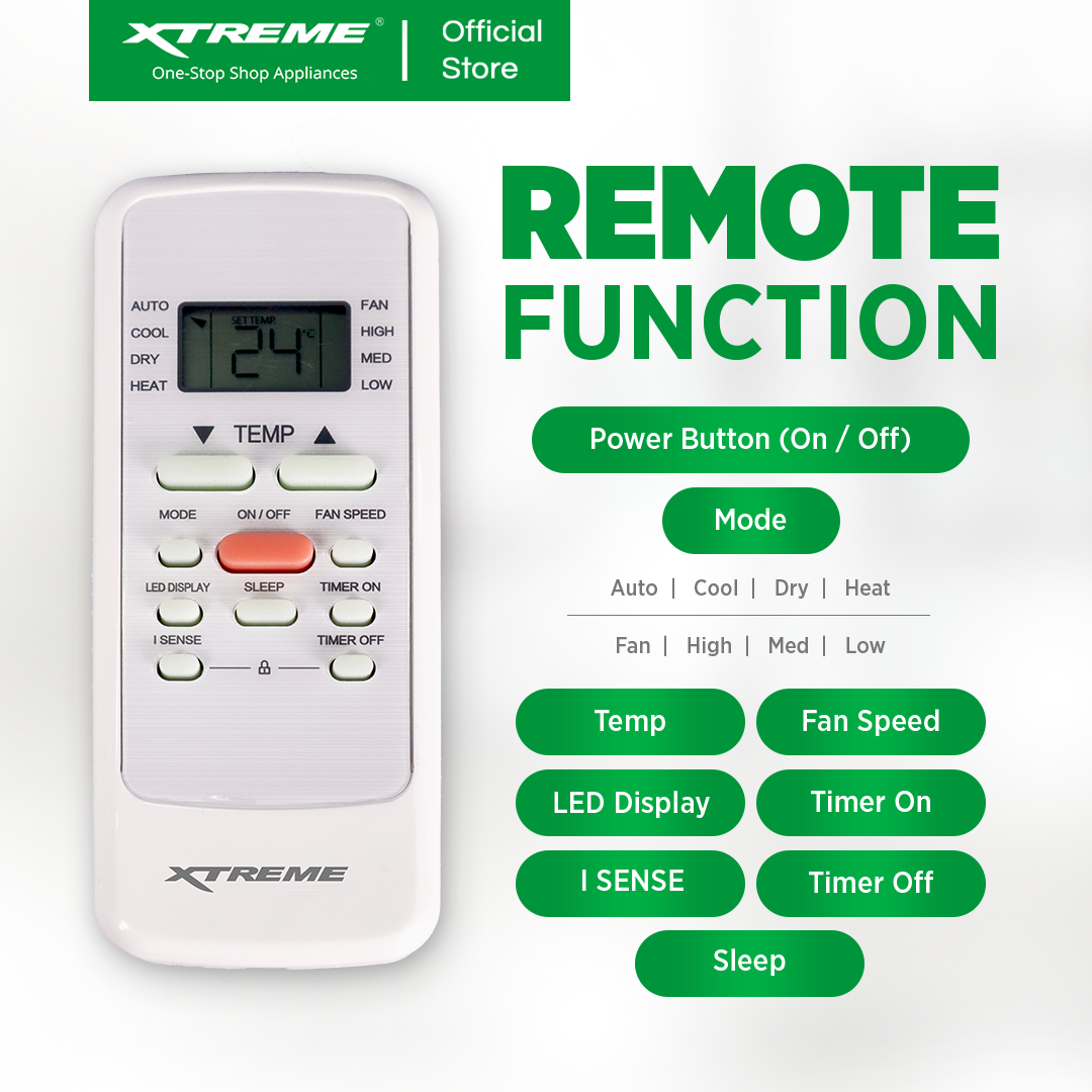 XTREME COOL 2.5HP Inverter-Grade Window Type Aircon with Remote (XACWT25R)