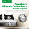 XTREME HOME 3 Burner Gas Stove Save more than 30% of Gas with Automatic Ignition | XGS-3BECO