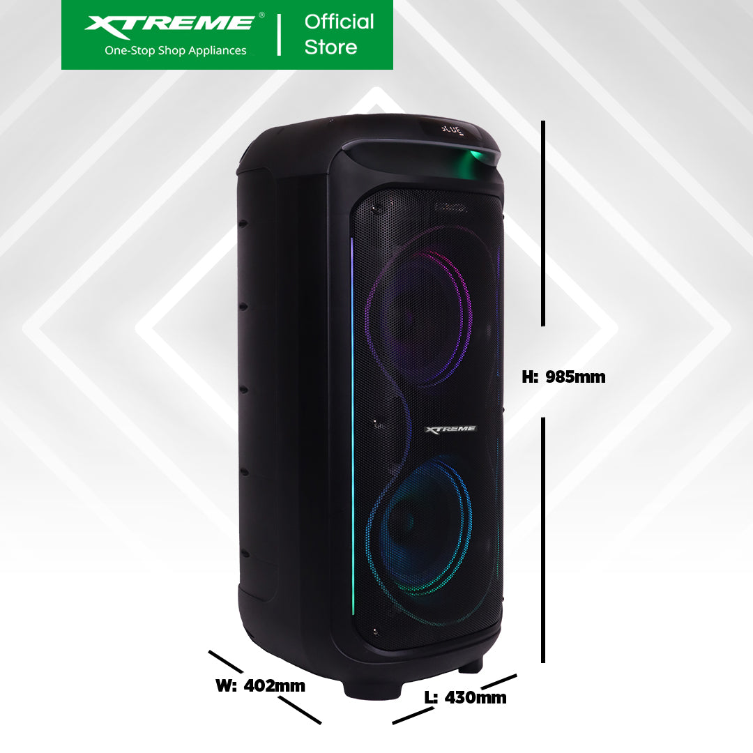 XTREME 1600W Professional Portable Party Speaker 8 (X-PARTYSPEAKERO8)