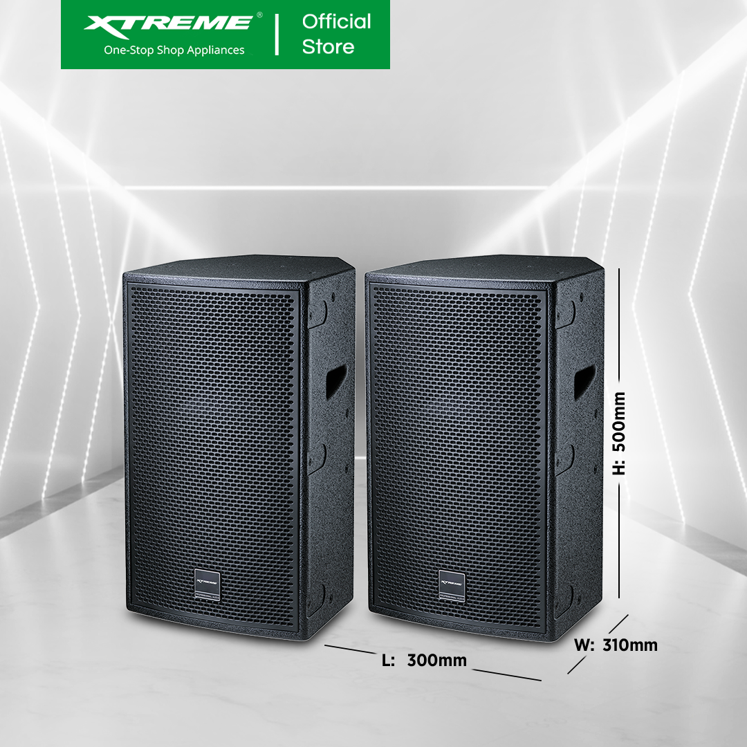 XTREME Professional 500W Two Way Speaker (XPRO-10)