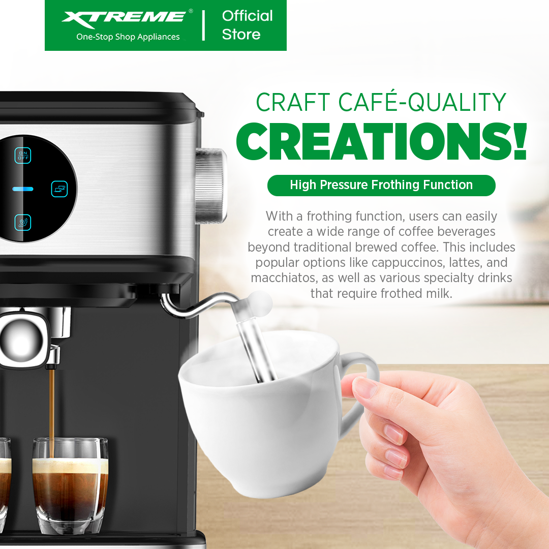 XTREME HOME 1.5L Espresso Machine (XH-ESCM)