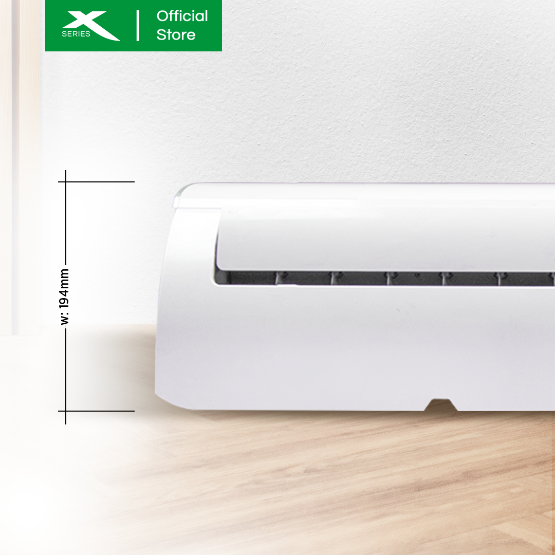X-SERIES 1HP Split Type Aircon Inverter Grade with BIO Filter (White) | XACST10X
