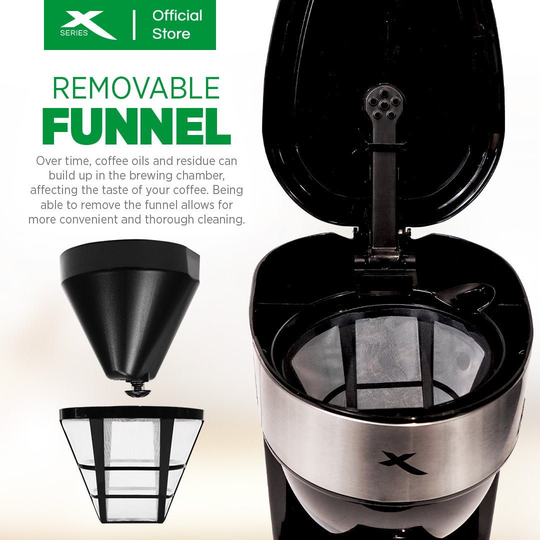XTREME HOME 1.8L Coffee Maker 4-Functional Buttons Auto Shut-off & LCD Display | XH-COFFEEMAKER180L