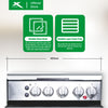 XTREME HOME 50cm Gas Range + 1-Electric Hot Plate 3-Gas Burner/Oven LPG Rotisserie | XGR-503G1E