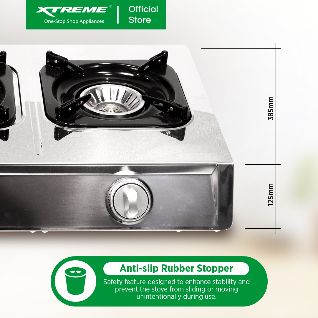 XTREME HOME 3 Burner Gas Stove (XGS-3BECO)