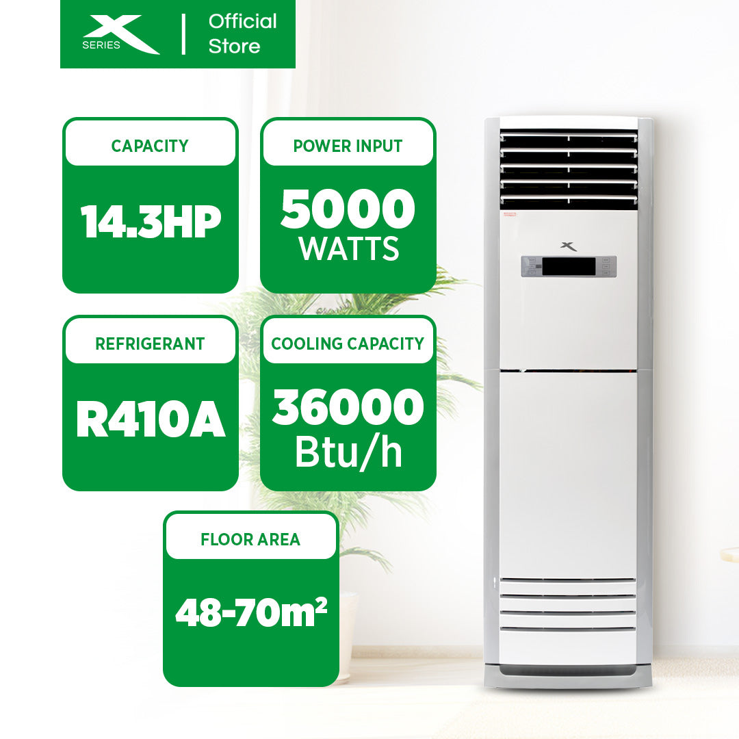 XTREME COOL 3.0T Floor Standing Aircon Energy Efficient | XACFS3