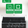 X-SERIES 50cm Gas Range 4-Burner 55L Oven LPG Gas Source w/ FFD Iron Cast & Cover | XGR-504GX