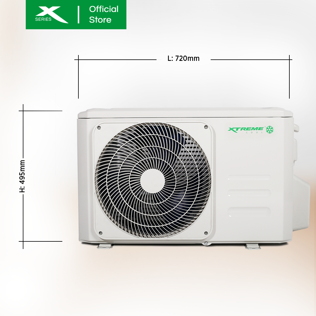 X-SERIES 1HP Split Type Aircon Inverter Grade with BIO Filter (White) | XACST10X