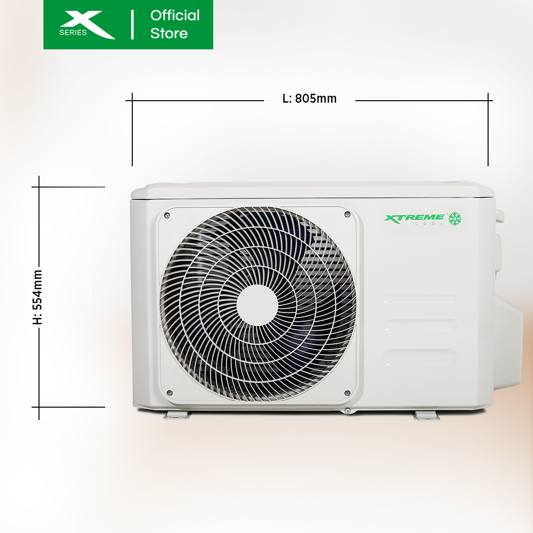 XTREME COOL 2.5HP Inverter Split Type Aircon (XACST25i) – XTREME Appliances