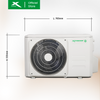 X-SERIES 2HP Split Type Aircon INVERTER 2-way Draining Connection | XACST20iX