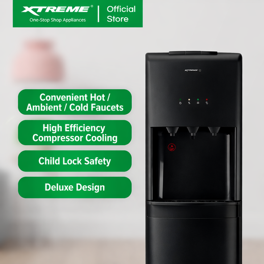 XTREME COOL Bottom Load Water Dispenser [Black] (XWD201B)