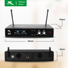X-SERIES Professional Wireless Dual Microphone with Receiving Fixed Frequency | XDM-40PROX