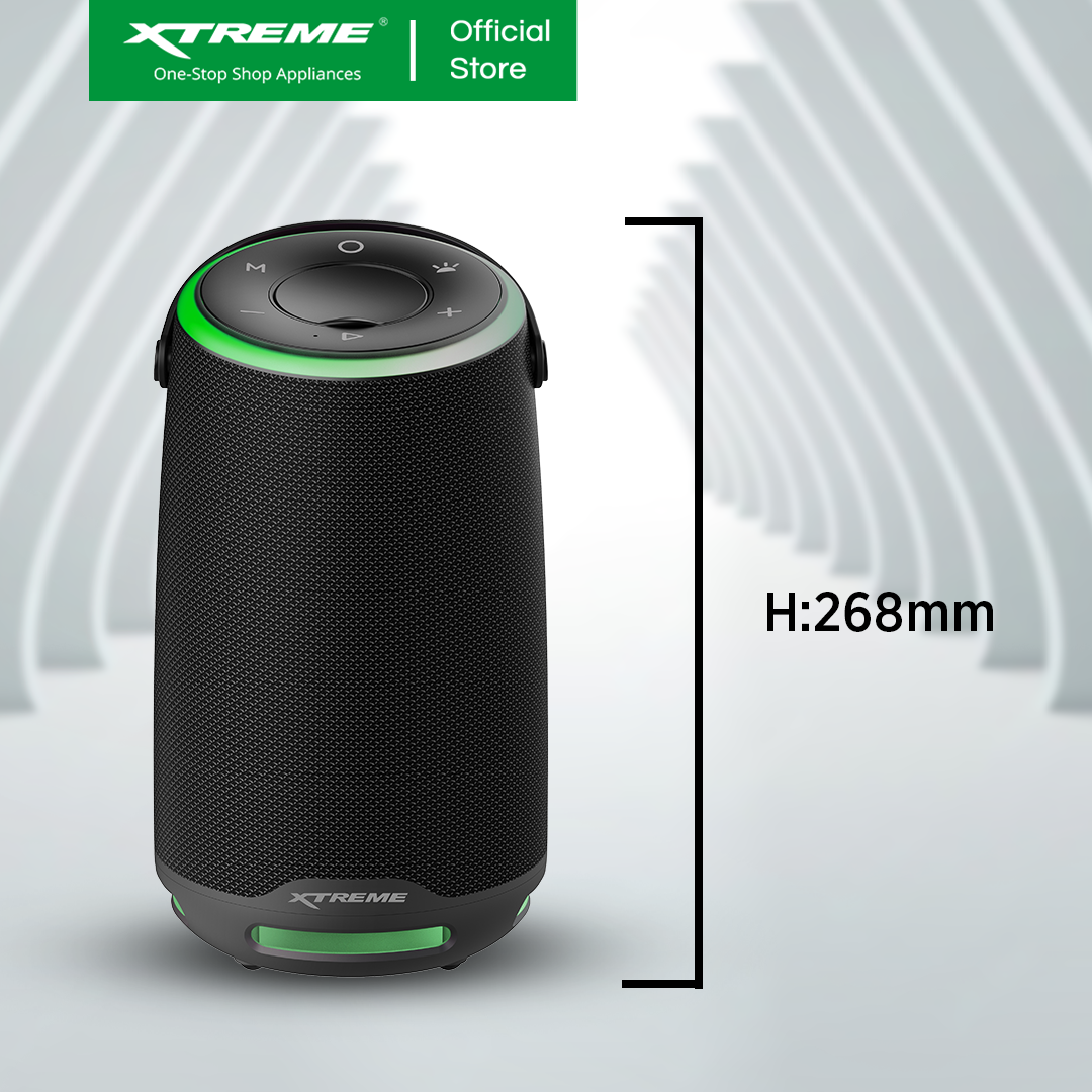 XTREME X-BULLET – IPX5 Splash Proof, Portable Wireless Bluetooth TWS Speaker (X-BULLET)