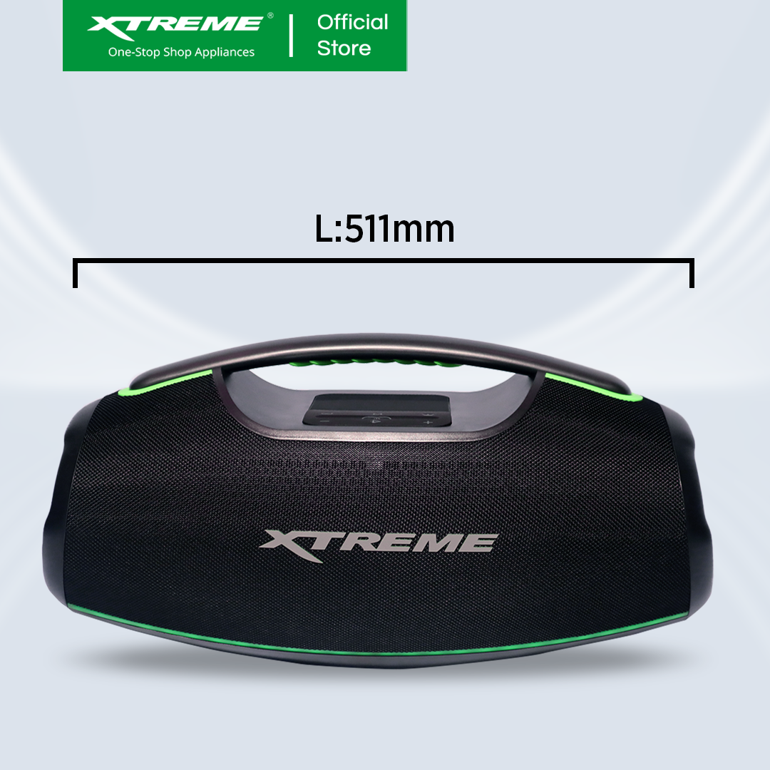 XTREME X-BOOM3 IPX7 WATERPROOF 5200mAh PORTABLE WIRELESS BLUETOOTH TWS SPEAKER WITH POWERBANK (X-BOOM3X)