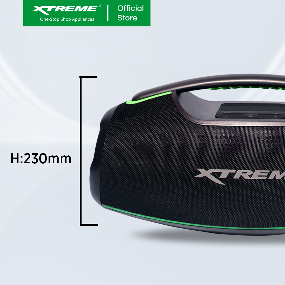 XTREME X-BOOM3 IPX7 WATERPROOF 5200mAh PORTABLE WIRELESS BLUETOOTH TWS SPEAKER WITH POWERBANK (X-BOOM3X)
