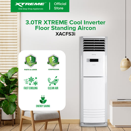XTREME COOL 3.0T Inverter Floor Standing Aircon (XACFS3i)