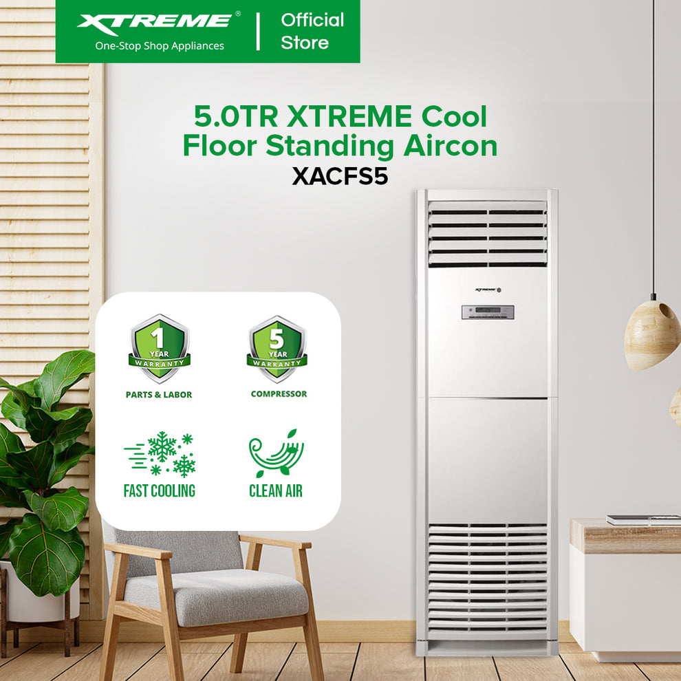 XTREME COOL 5.0T Inverter-Grade Floor Standing Aircon (XACFS5) – XTREME ...